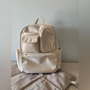Itzy Ritzy Cream Belong Backpack
